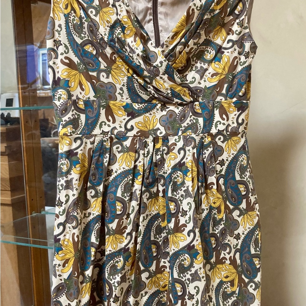 Classy Paisley Sleeveless dress.